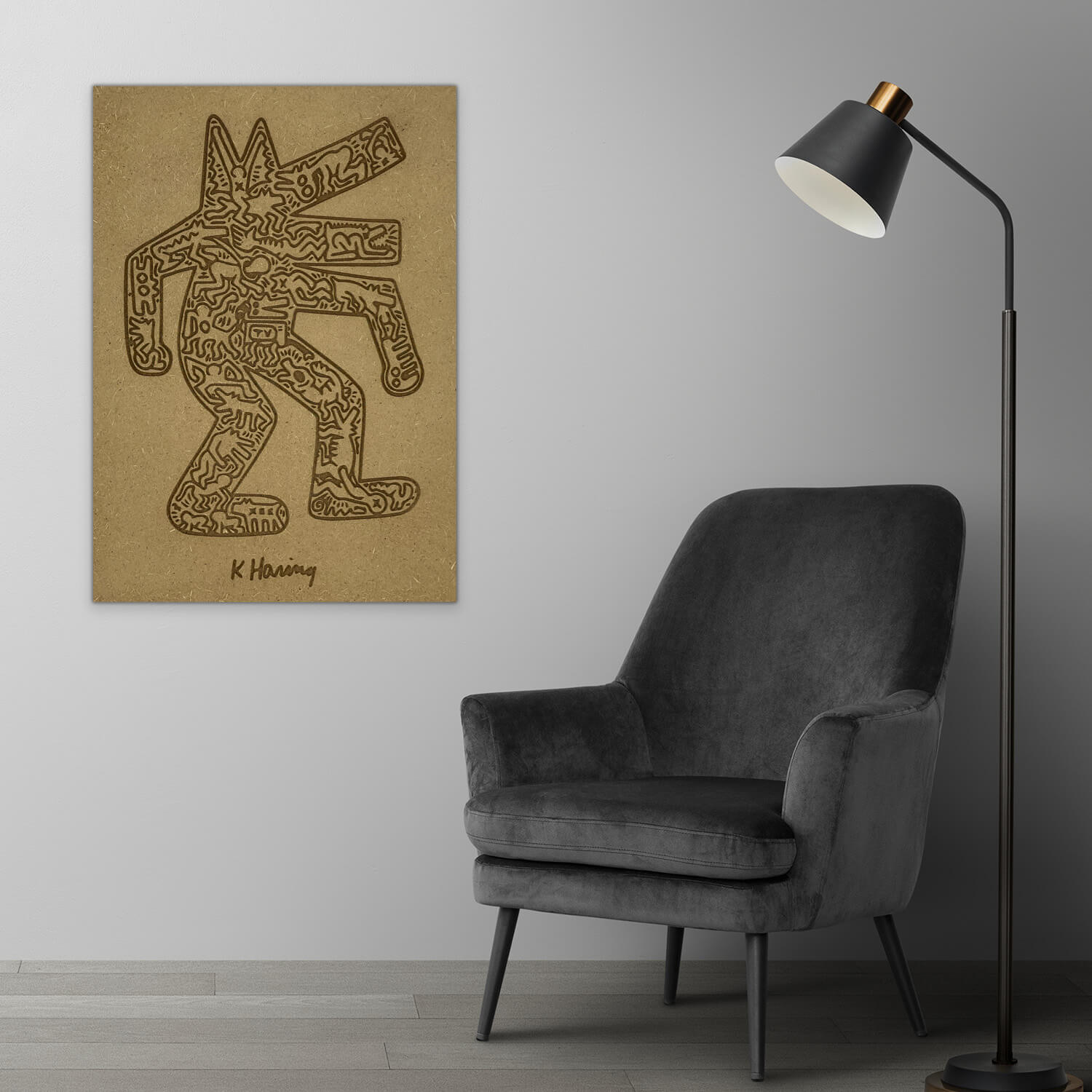 WOODSTER - Keith Haring, Le Loup