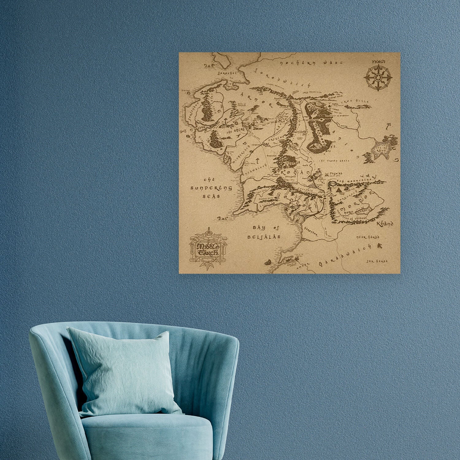 WOODSTER - Série limitée, Middl Earth Map
