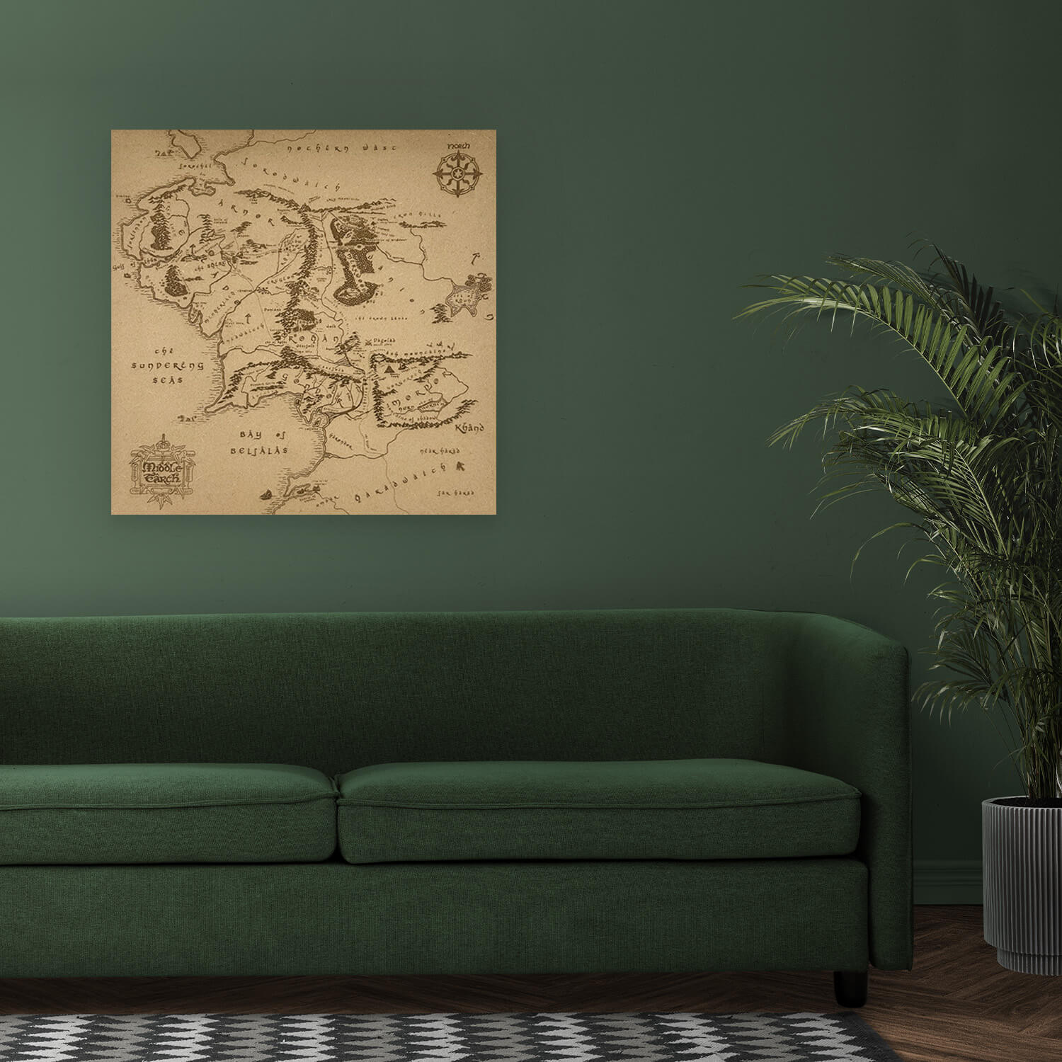 WOODSTER - Série limitée, Middl Earth Map