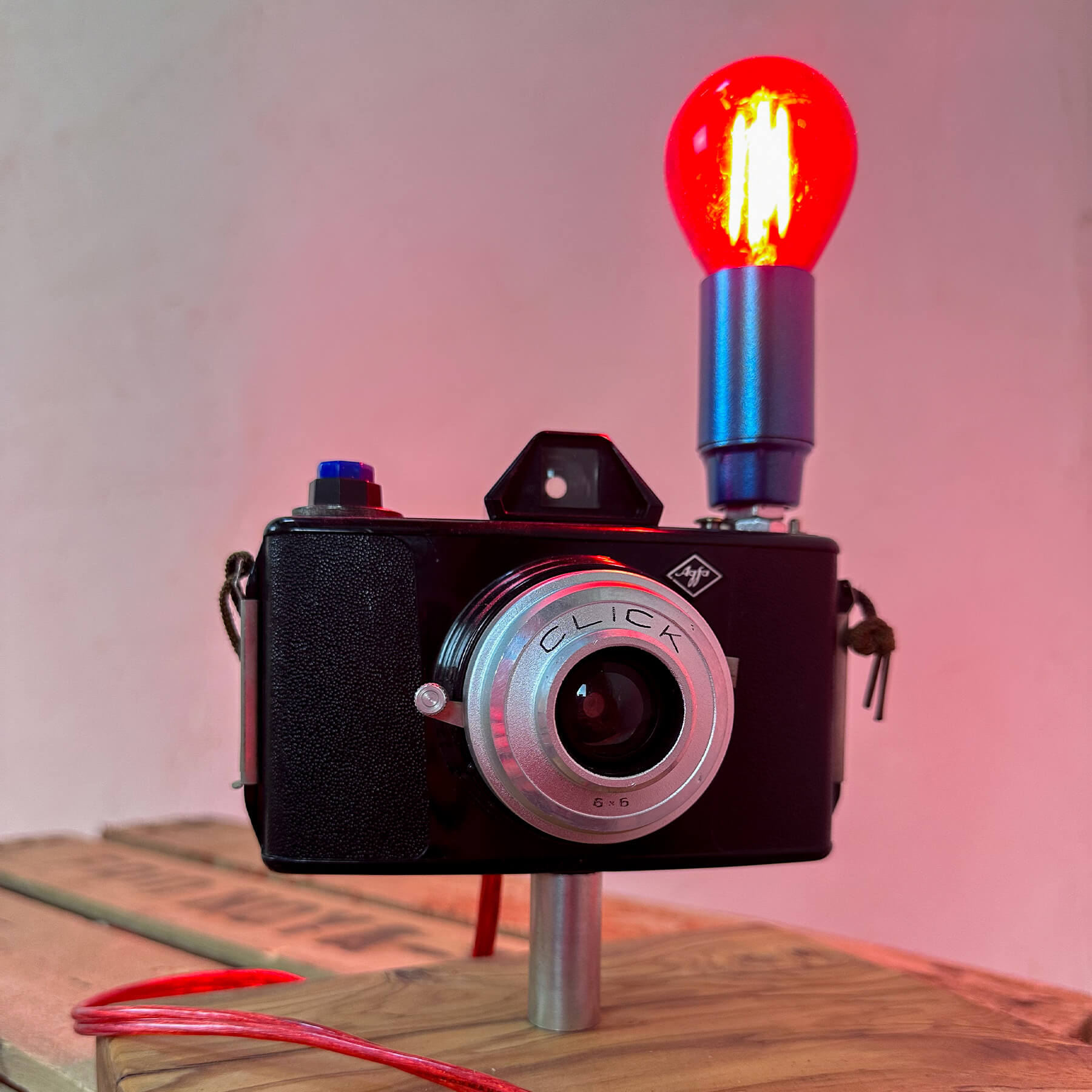 Lampe Appareil photo Vintage
