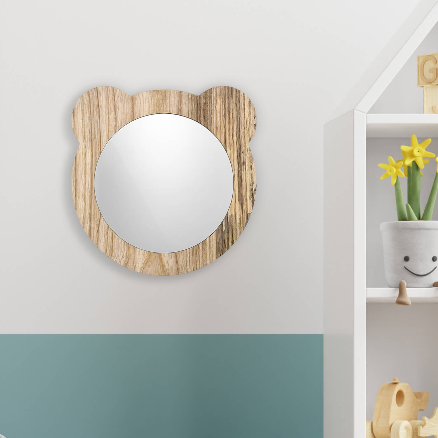 BEAR - Miroir en bois massif